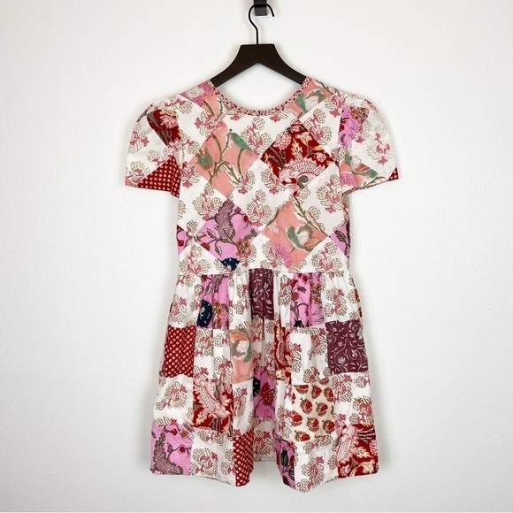 Alix of Bohemia Anika Patchwork Mini Dress - Picture 8 of 10